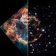 Hubble and Webb’s views of Cassiopeia A