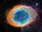 Webb and Hubble’s views of the Ring Nebula