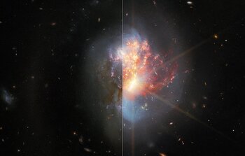 Webb Explores a Pair of Merging Galaxies