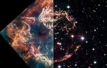 Hubble and Webb’s views of Cassiopeia A