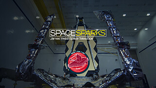 ESA/Webb Space Sparks Title Screen