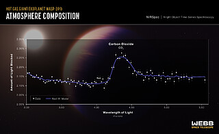 Hot Gas Giant Exoplanet WASP-39 b (NIRSpec Transmission Spectrum)