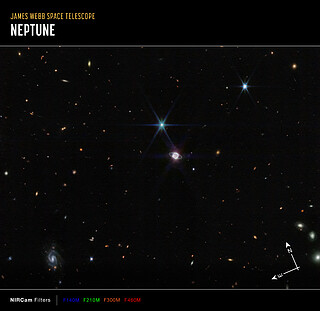 Neptune Wide-Field (NIRCam Image Annotated)