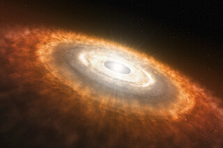 Artist’s impression of protoplanetary disc