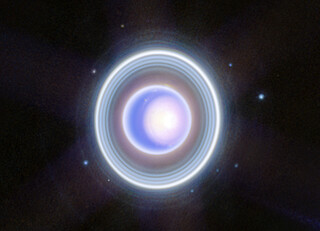 Uranus close-up view (NIRCam)