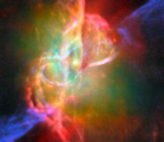 Butterfly Nebula NGC 6302 (Webb and ALMA image)