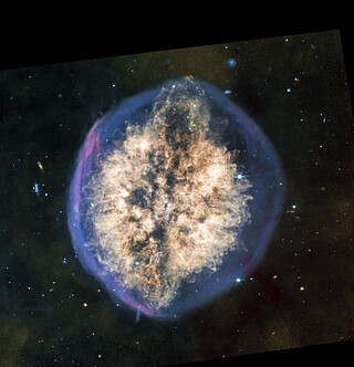 Exposed Cranium Nebula (MIRI image)