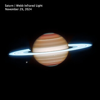 Saturn (Webb image, cropped and clean)