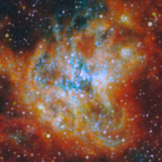 Star-forming region in M51 (close-up)