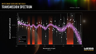 Exoplanet WD 1856 b NIRSpec transmission spectrum