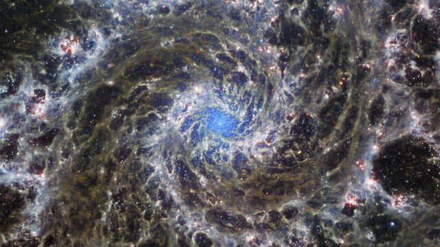 Hubble and Webb Showcase M74